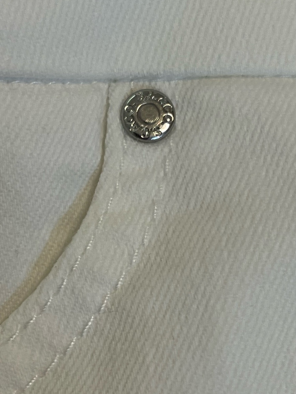 S.C. & Co. White Denim Skort - Picture 6 of 16